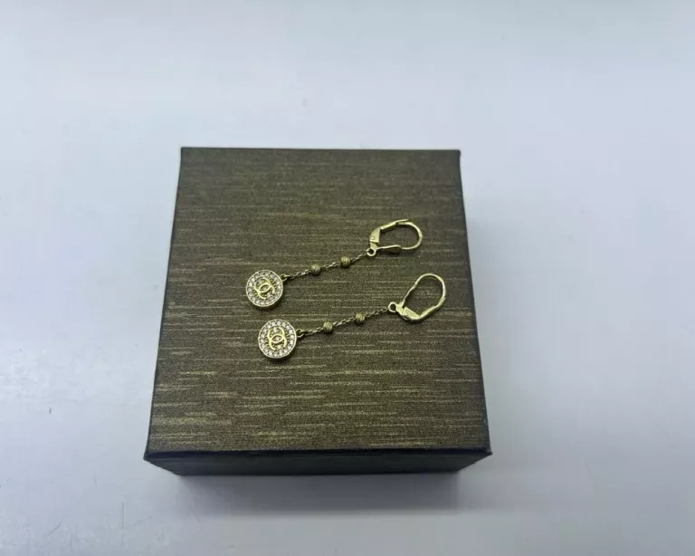 PIĘKNE ZŁOTE KOLCZYKI 3,68/585