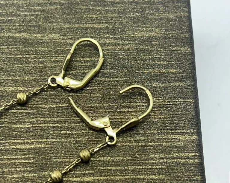 PIĘKNE ZŁOTE KOLCZYKI 3,68/585