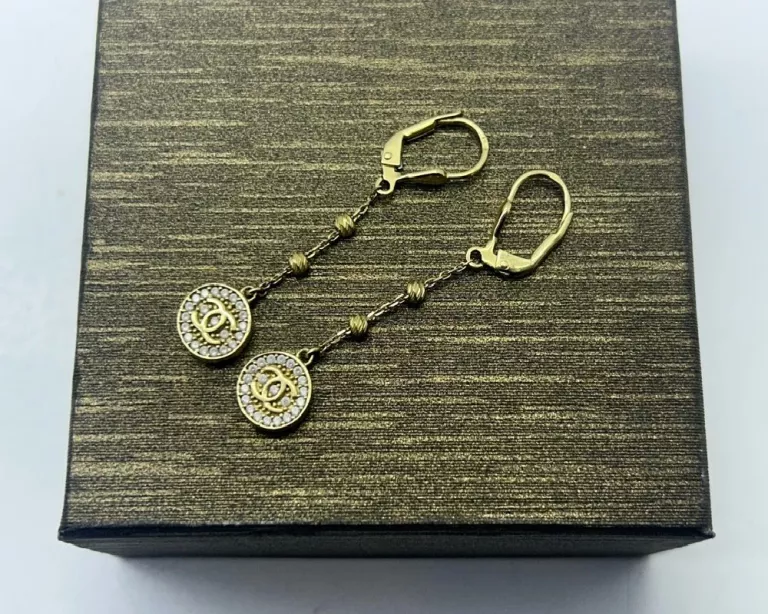 PIĘKNE ZŁOTE KOLCZYKI 3,68/585