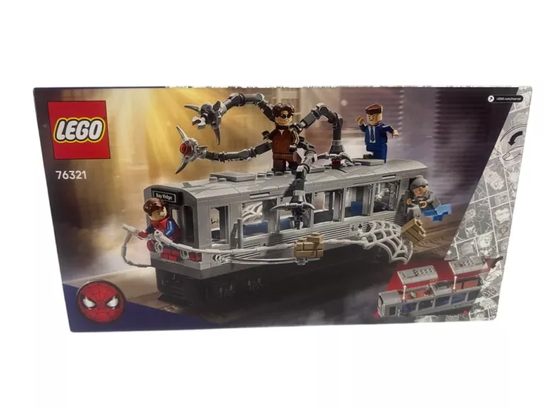 LEGO SUPER HEROES 76321 SPIDER-MAN KONTRA DOC OCK: SCENA W METRZE