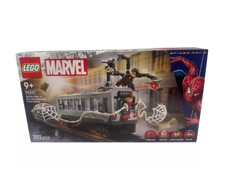 LEGO SUPER HEROES 76321 SPIDER-MAN KONTRA DOC OCK: SCENA W METRZE