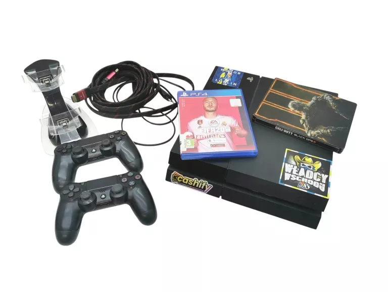 KONSOLA PS4 + 2 PADY + GRY