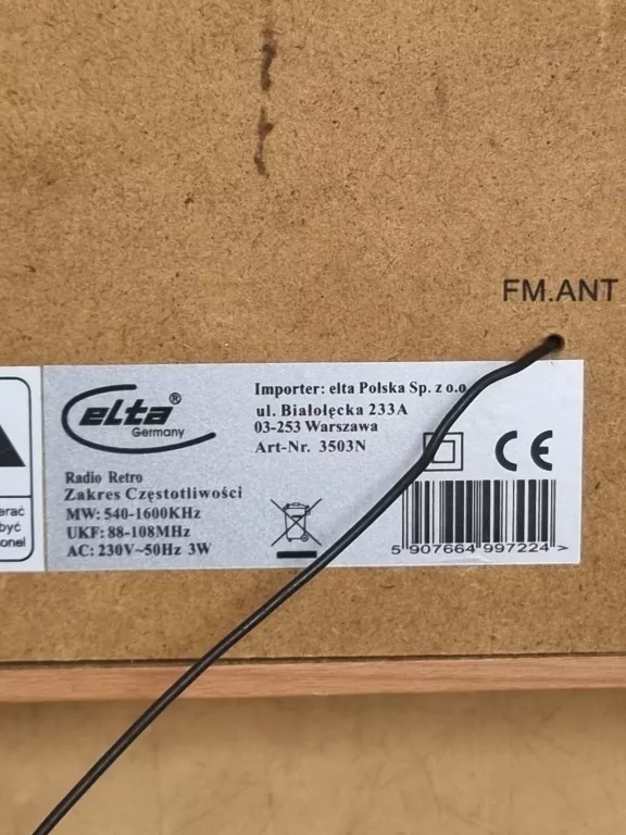 RADIO ELTA 3503N