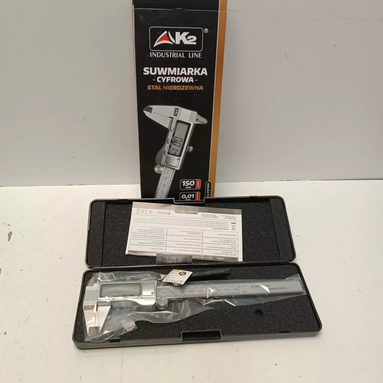 SUWMIARKA ELEKTRONICZNA STAL NIERDZEWNA 150MM/0.01MM K2