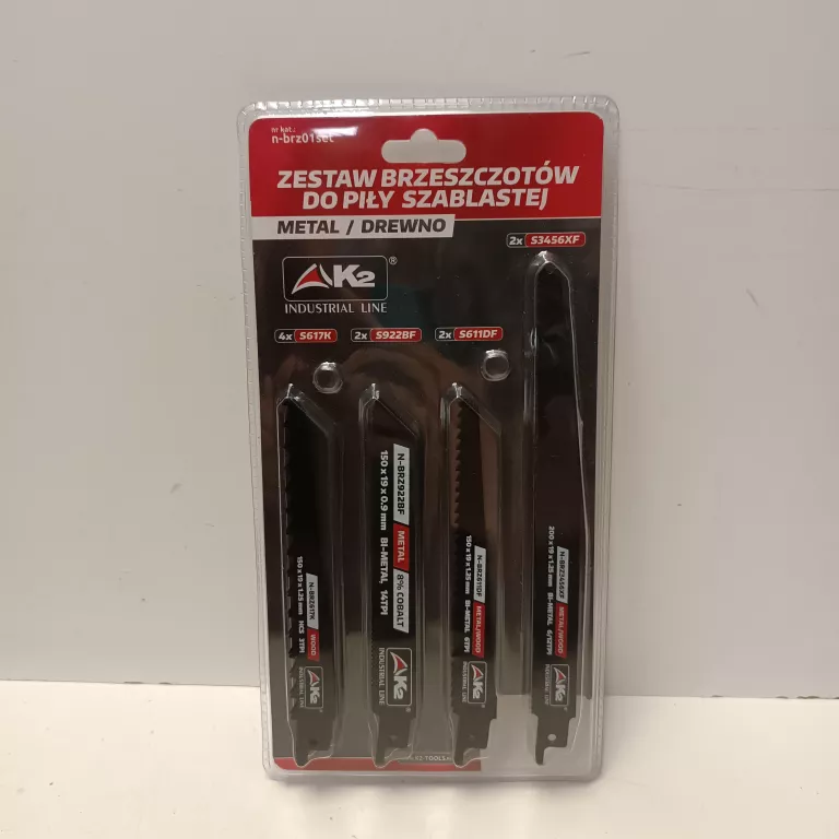 K2 TOOLS N-BRZ01SET ZESTAW BRZESZCZOTÓW DO PIŁY SZABLASTEJ