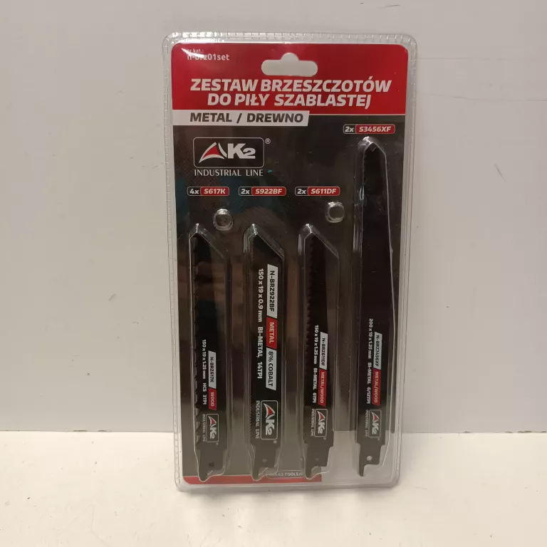 K2 TOOLS N-BRZ01SET ZESTAW BRZESZCZOTÓW DO PIŁY SZABLASTEJ