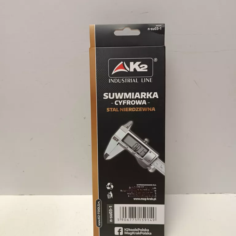 SUWMIARKA ELEKTRONICZNA STAL NIERDZEWNA 150MM/0.01MM K2