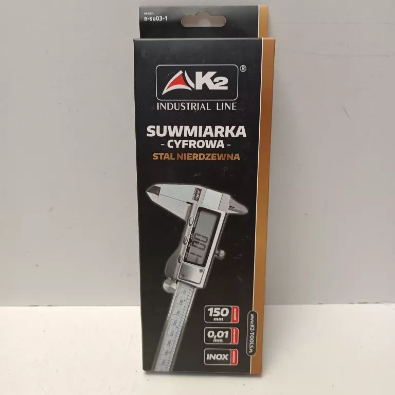 SUWMIARKA ELEKTRONICZNA STAL NIERDZEWNA 150MM/0.01MM K2