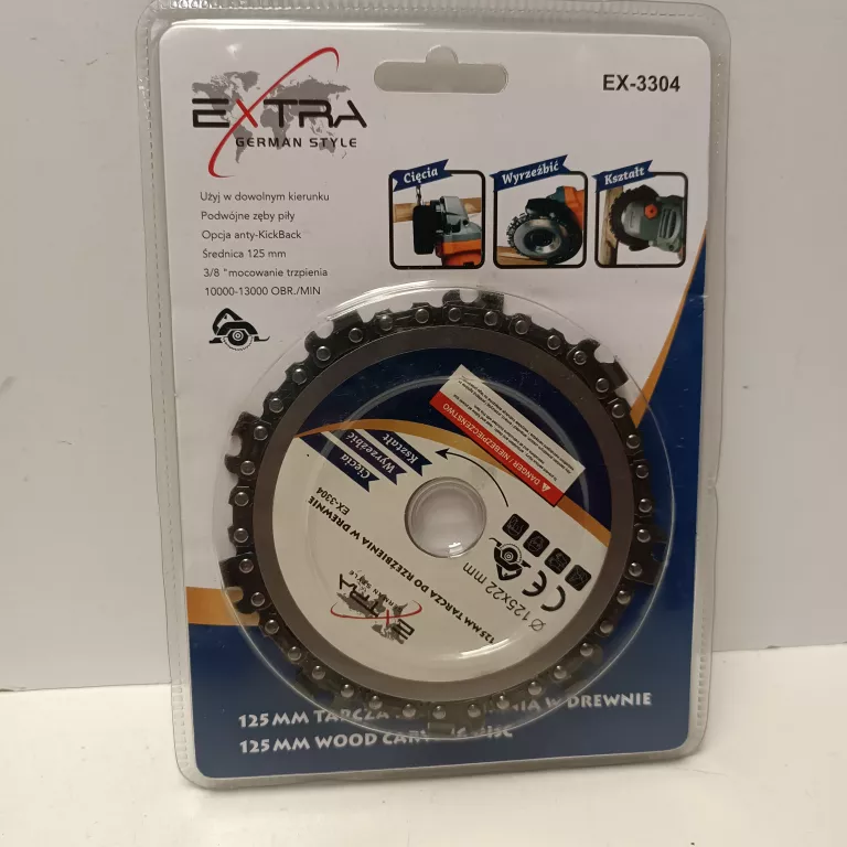 TARCZA TNĄCA ŁAŃCUCHOWA EXTRA EX-3304 125X22,2MM