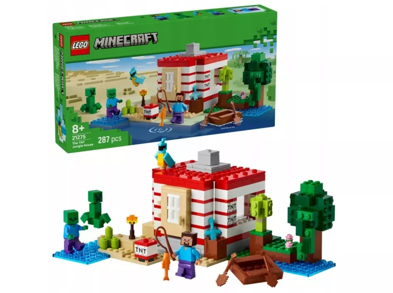 LEGO MINECRAFT 21275 TNT DOM W DŻUNGLI