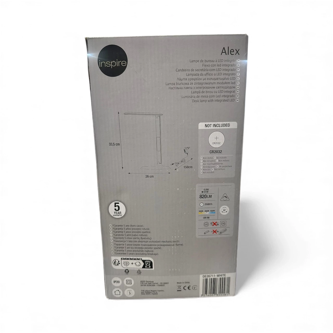 lampa-biurkowa-biala-820-lm-led-inspire-ean-gtin-3276007355581