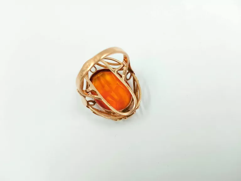 PIĘKNY ZŁOTY PIERŚCIONEK - STARY WYRÓB - 583