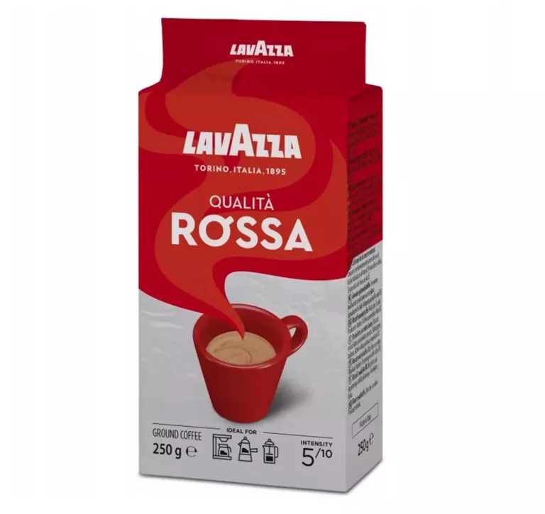 LAVAZZA QUALITA ROSSA 250G KAWA MIELONA