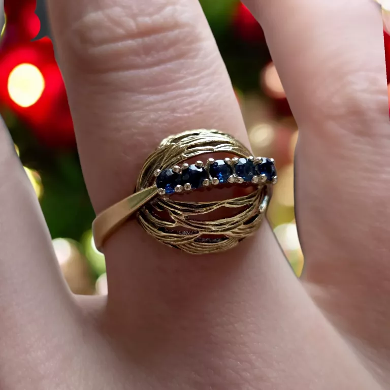 ZŁOTY PIERŚCIONEK PRÓBY 585