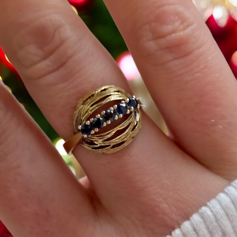 ZŁOTY PIERŚCIONEK PRÓBY 585