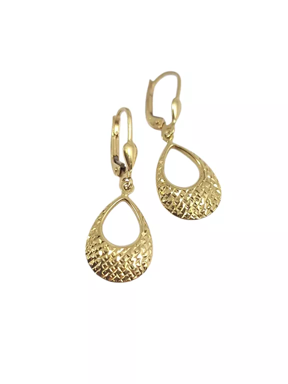 ELEGANCKIE ZŁOTE KOLCZYKI 2,30G 585