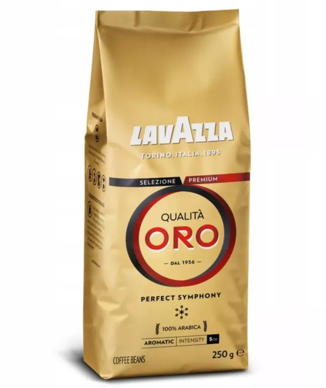 KAWA ZIARNISTA ARABICA LAVAZZA QUALITA ORO 250 G