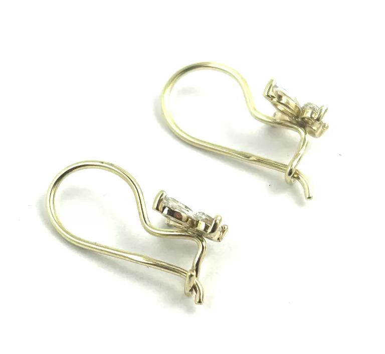 ZŁOTE KOLCZYKI MOTYLKI 0,87G PR333