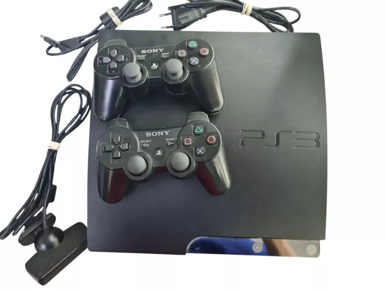 KONSOLA PS3 CUH-2504B + PSMOVE + 2X PAD