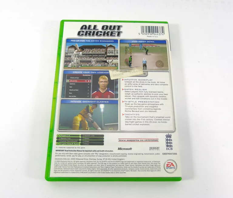 GRA NA XBOX CRICKET 2005