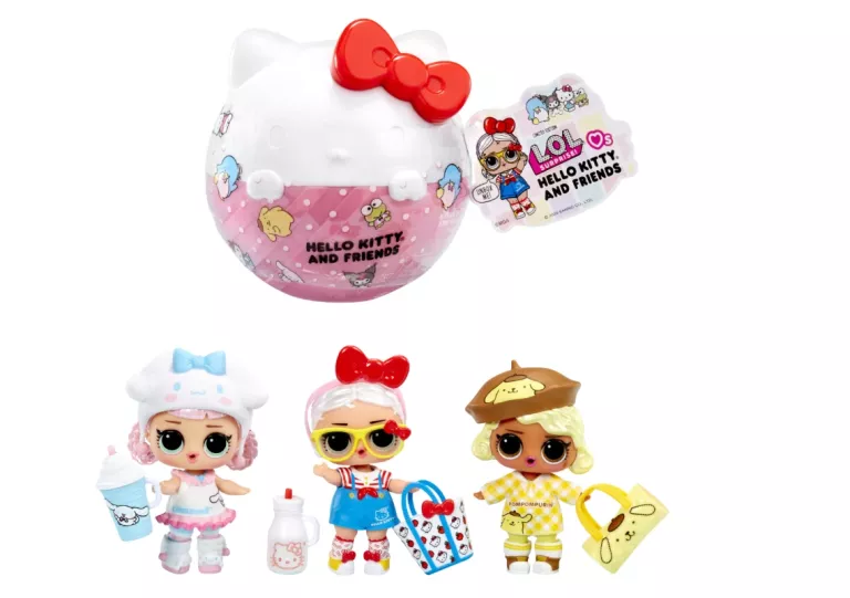 KULA NIESPODZIANKA Z LALECZKĄ L.O.L. SURPRISE HELLO KITTY AND FRIENDS