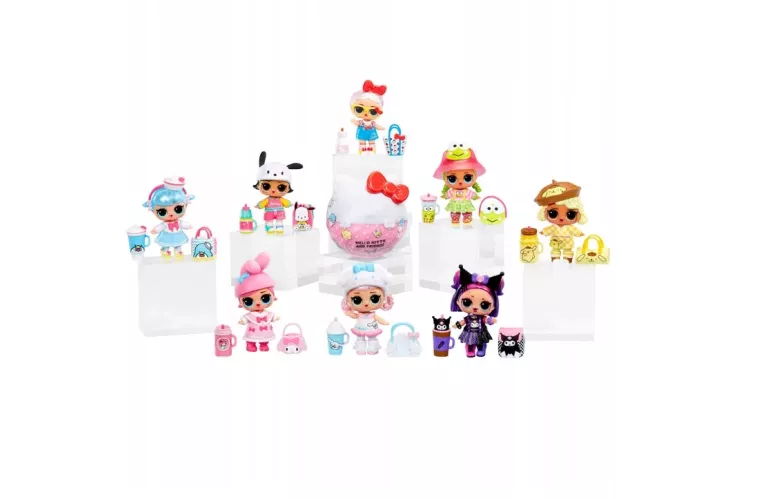 KULA NIESPODZIANKA Z LALECZKĄ L.O.L. SURPRISE HELLO KITTY AND FRIENDS