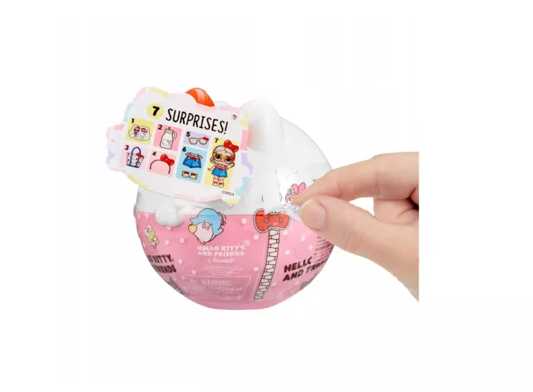 KULA NIESPODZIANKA Z LALECZKĄ L.O.L. SURPRISE HELLO KITTY AND FRIENDS