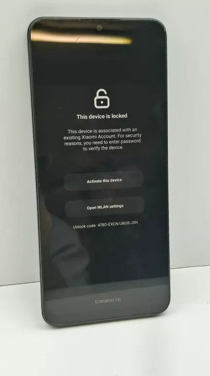 TELEFON XIAOMI REDMI 14 C 4/128 GB ZABLOKOWANY KONTO XIAOMI