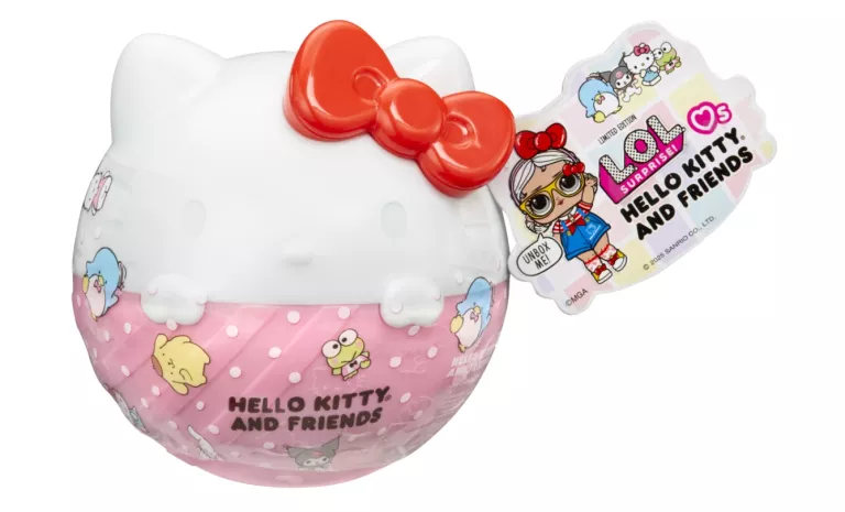 KULA NIESPODZIANKA Z LALECZKĄ L.O.L. SURPRISE HELLO KITTY AND FRIENDS