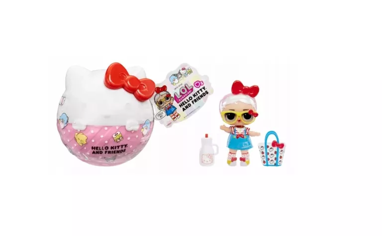 KULA NIESPODZIANKA Z LALECZKĄ L.O.L. SURPRISE HELLO KITTY AND FRIENDS