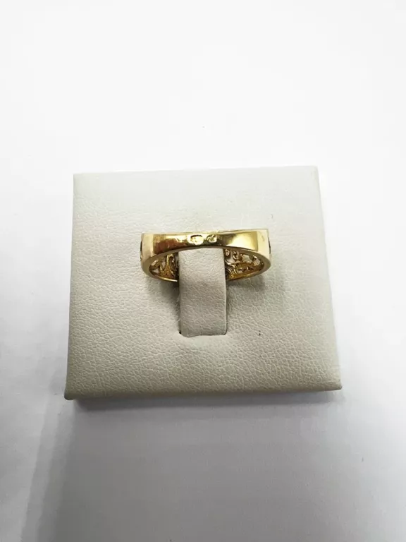 ŚLICZNY ZŁOTY PIERŚCIONEK P.585/2,25G./R.14