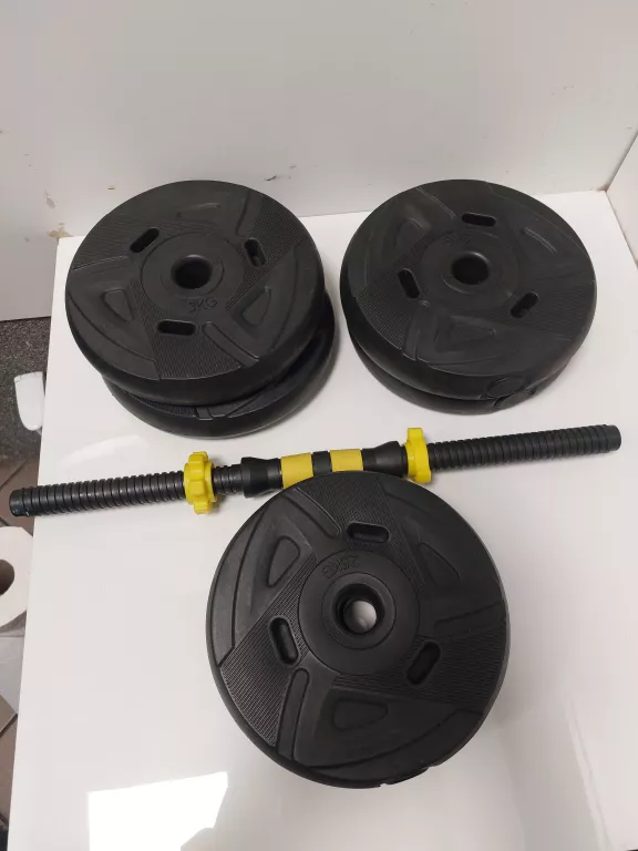 HANTEL + 4 X 3KG + 2 X 2,5KG