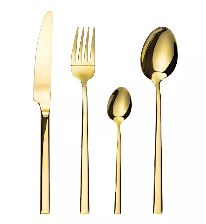 KOMPLET SZTUĆCÓW 24-ELEMENTOWY AMBITION COMO GOLD 83935