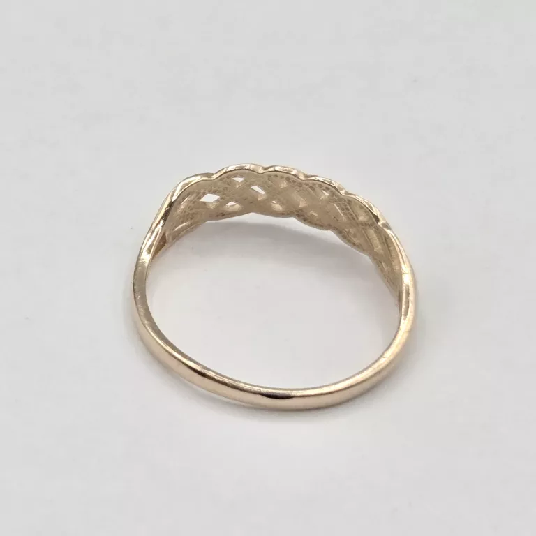 ZŁOTY PIERŚCIONEK 585 1,52G R17