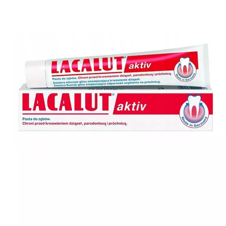 LACALUT AKTIV PASTA ZAPOBIEGAJĄCA KRWAWIENIU DZIĄSEŁ 75ML