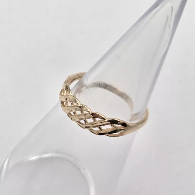 ZŁOTY PIERŚCIONEK 585 1,52G R17