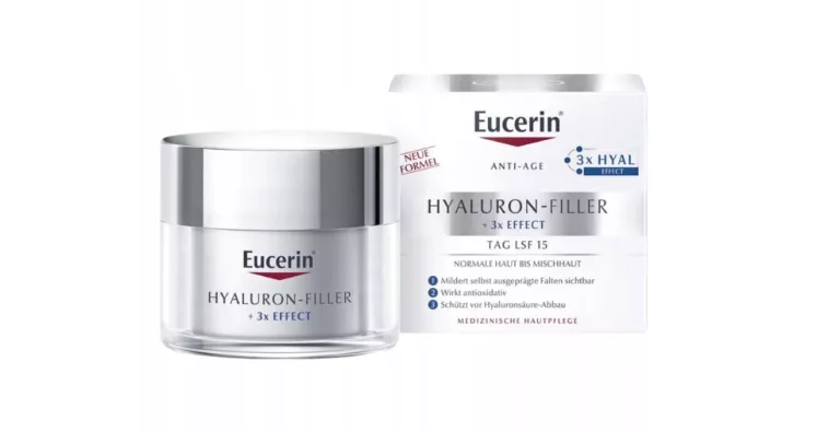 EUCERIN HYALURON-FILLER KREM PRZECIWZMARSZCZKOWY NA DZIEŃ SPF 15 50 ML
