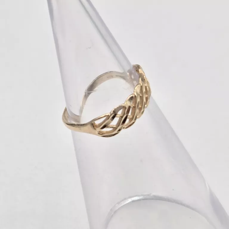 ZŁOTY PIERŚCIONEK 585 1,52G R17