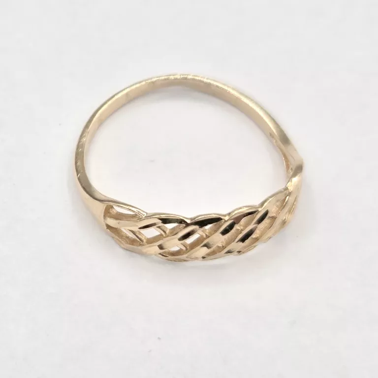 ZŁOTY PIERŚCIONEK 585 1,52G R17