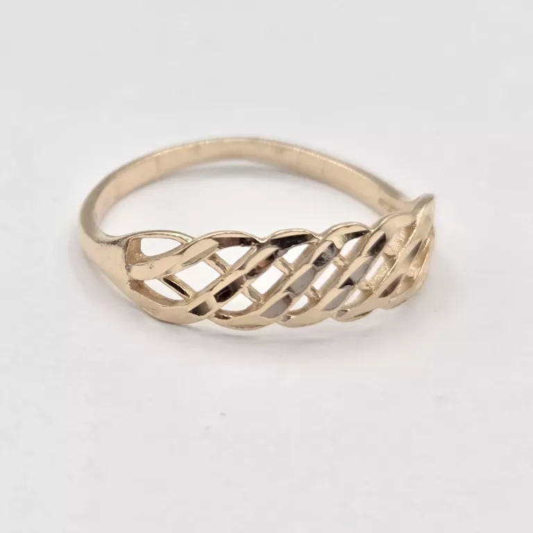 ZŁOTY PIERŚCIONEK 585 1,52G R17