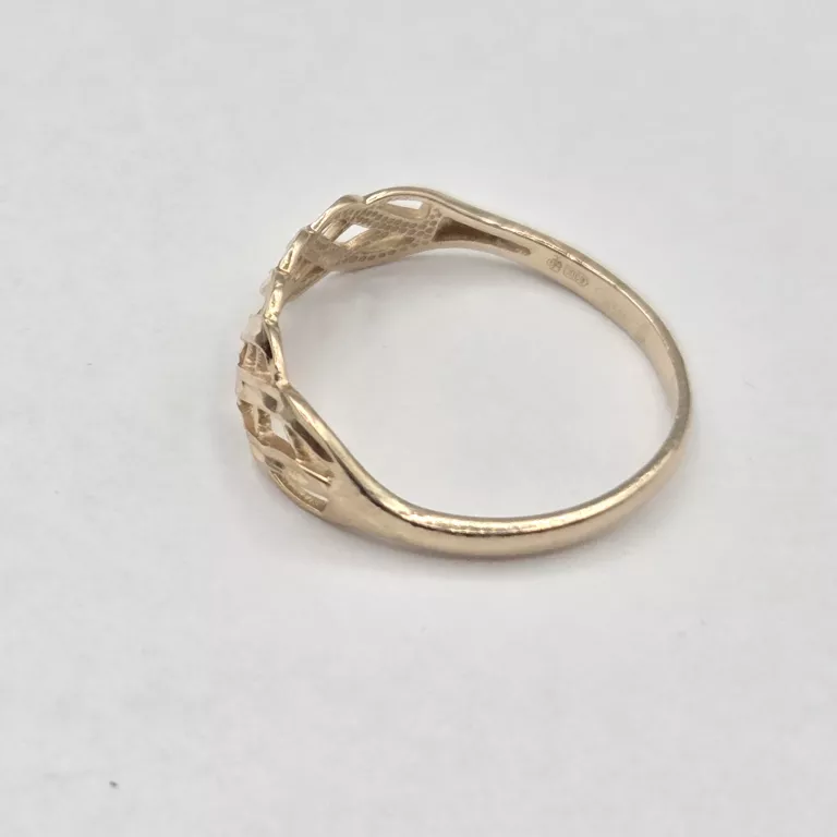 ZŁOTY PIERŚCIONEK 585 1,52G R17