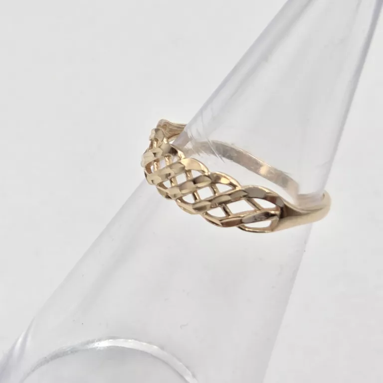 ZŁOTY PIERŚCIONEK 585 1,52G R17