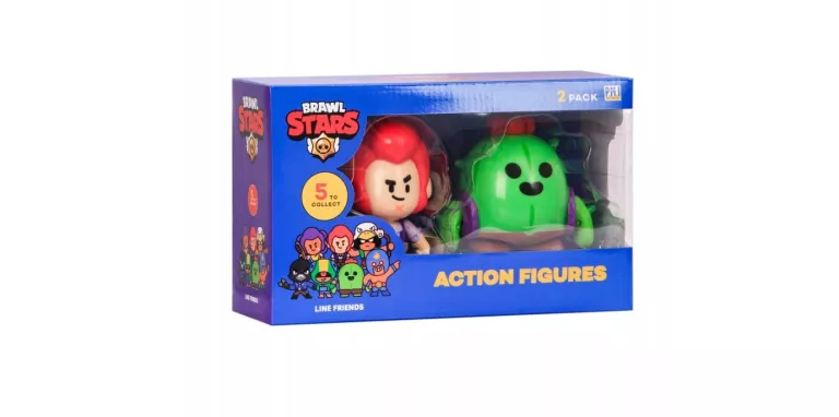 FIGURKA AKCJI 11.5 CM BRAWL STARS 2 PACK SERIA 1 - SPIKE A COLT
