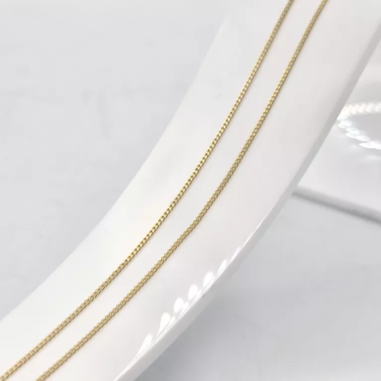 ZŁOTY ŁAŃCUSZEK PANCERKA 585 1,61G 51CM