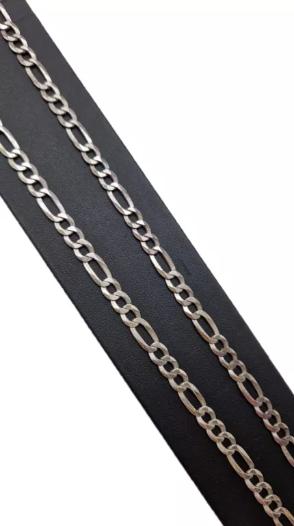 CUDNY MĘSKI ŁAŃCUCH FIGARO P,925 13,40 G R.50 CM