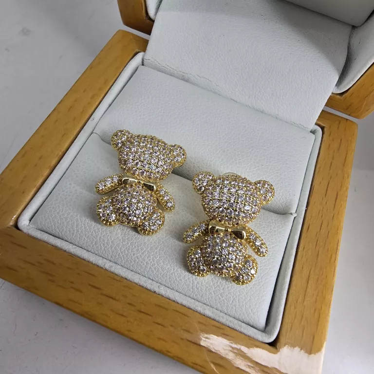 KOLCZYKI ZE STALI MISIE