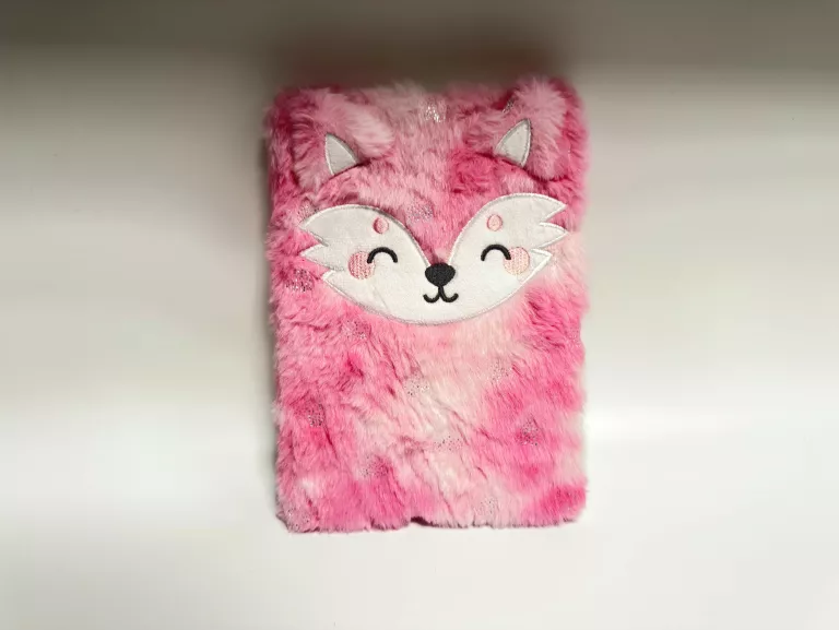 NOTES SINSAY RÓŻOWY LIS PUCHOWY 5907225233204