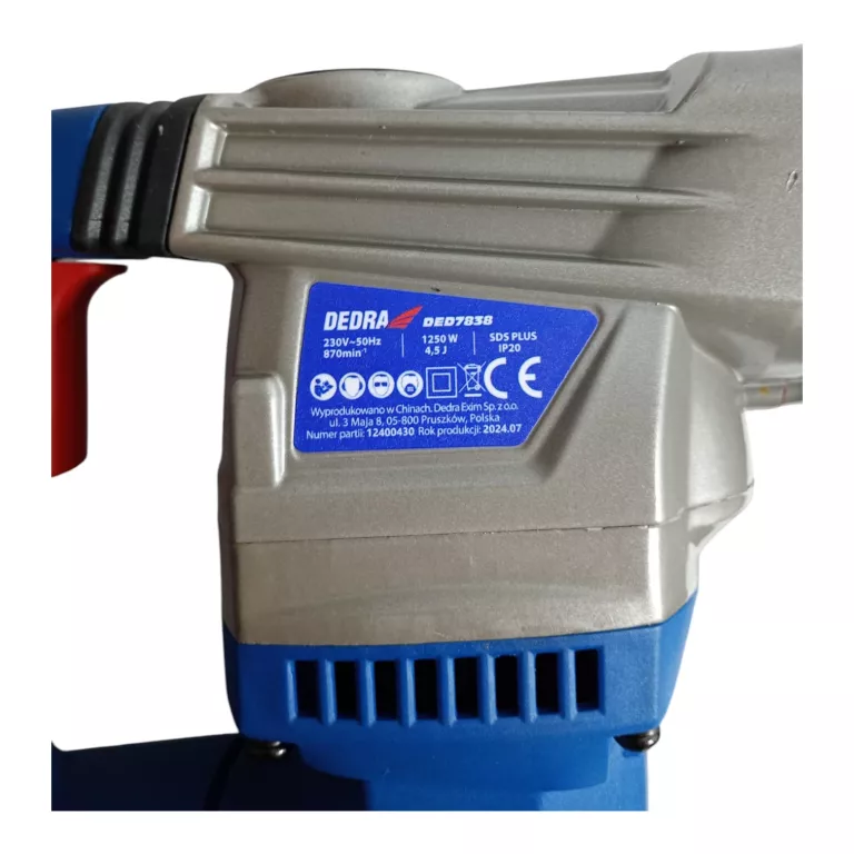 DEDRA DED7839 MŁOT UDAROWO-OBROTOWY 1200W WALIZKA