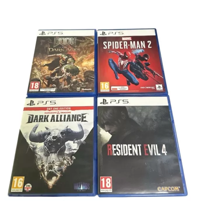 ZESTAW GIER NA PS5 X4