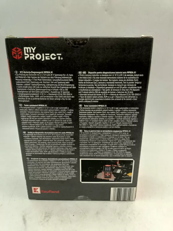 TESTER AKUMULATORÓW SAMOCHODOWYCH MY PROJECT MPBDA A1